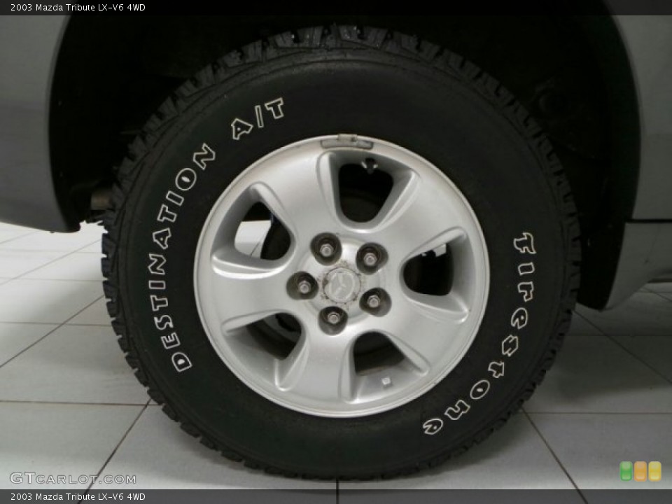 2003 Mazda Tribute LX-V6 4WD Wheel and Tire Photo #89634240