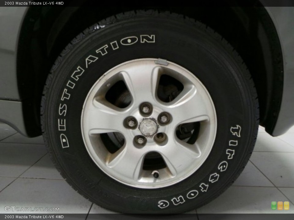 2003 Mazda Tribute LX-V6 4WD Wheel and Tire Photo #89634255
