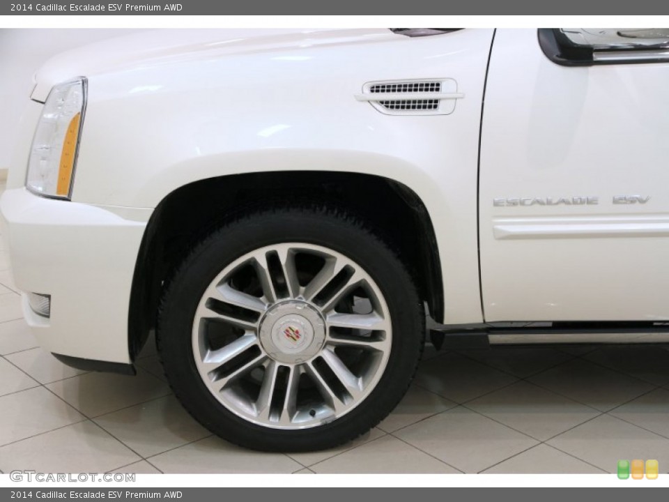 2014 Cadillac Escalade ESV Premium AWD Wheel and Tire Photo #89650557