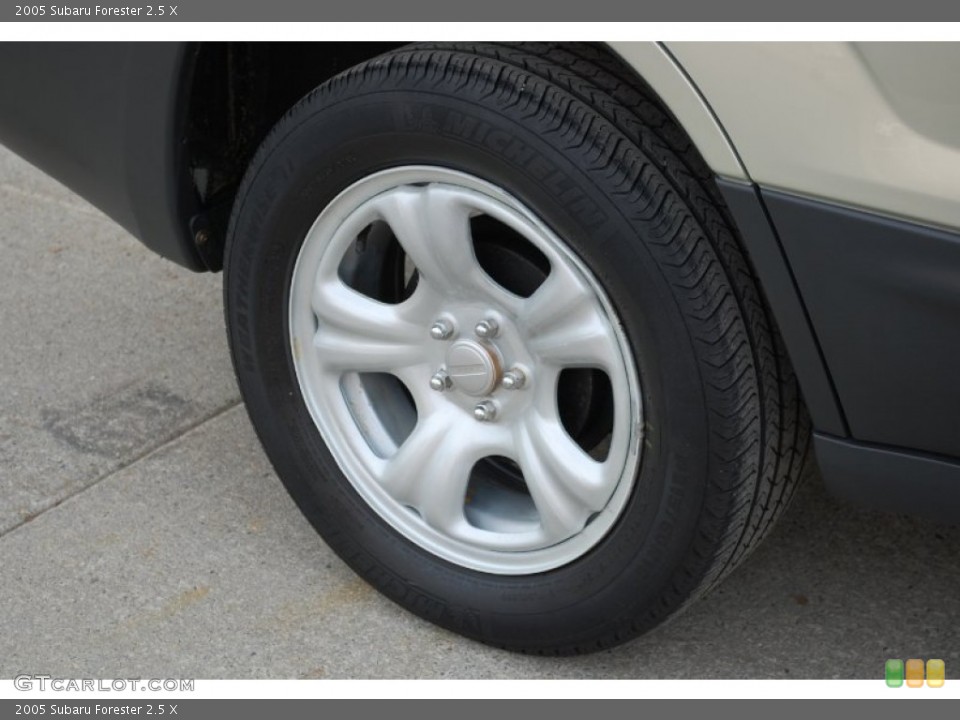 2005 Subaru Forester 2.5 X Wheel and Tire Photo #89651004