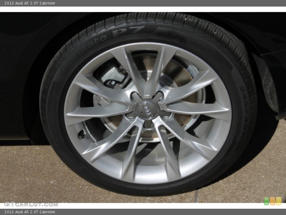 2013 Audi A5 2.0T Cabriolet Wheel and Tire Photo #89653608