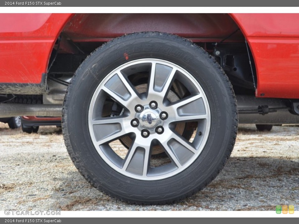2014 Ford F150 STX SuperCab Wheel and Tire Photo #89658102