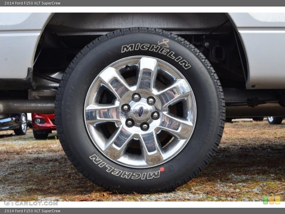 2014 Ford F150 XLT SuperCrew Wheel and Tire Photo #89658615