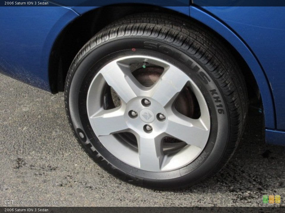 2006 Saturn ION 3 Sedan Wheel and Tire Photo #89663247