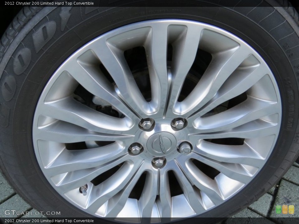 2012 Chrysler 200 Limited Hard Top Convertible Wheel and Tire Photo #89663697