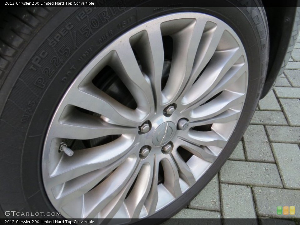 2012 Chrysler 200 Limited Hard Top Convertible Wheel and Tire Photo #89663983