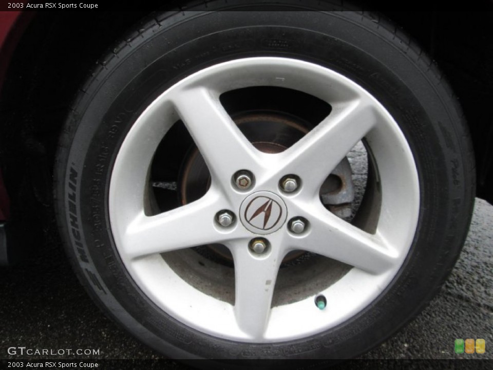 2003 Acura RSX Sports Coupe Wheel and Tire Photo #89665290