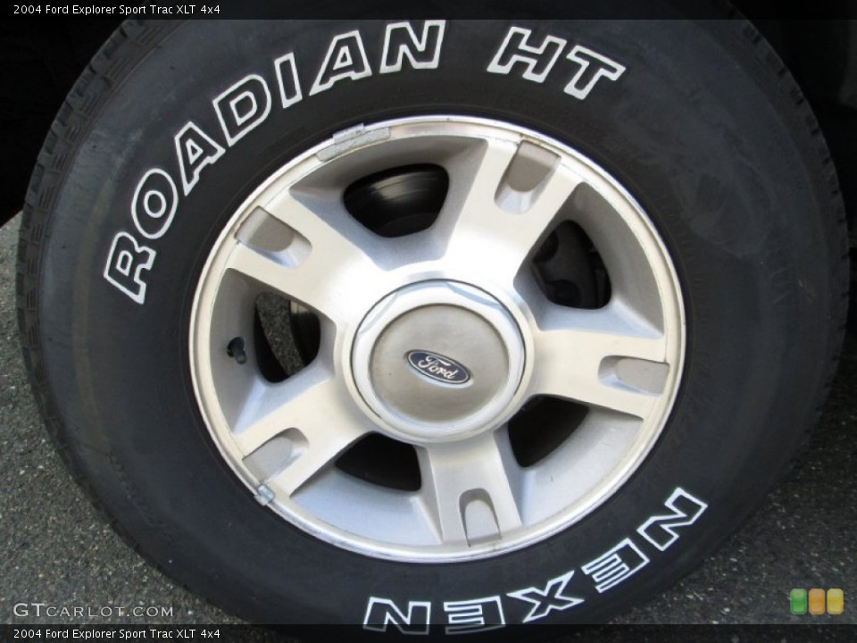 2004 Ford Explorer Sport Trac XLT 4x4 Wheel and Tire Photo #89667009
