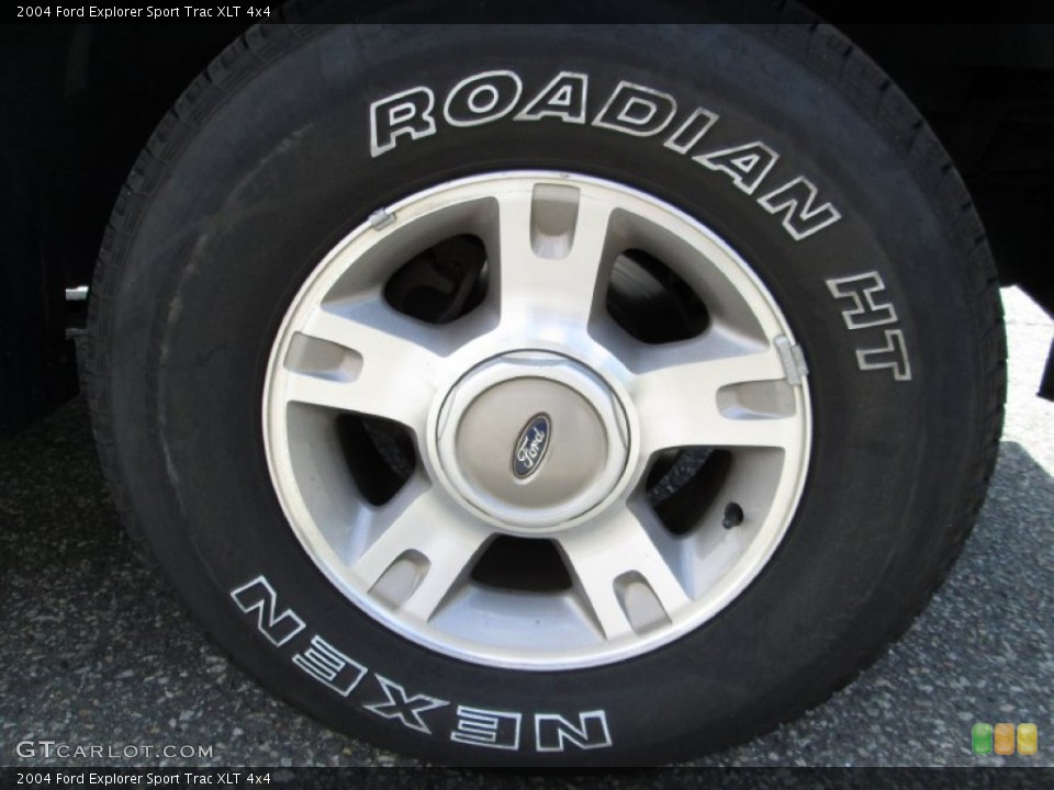 2004 Ford Explorer Sport Trac XLT 4x4 Wheel and Tire Photo #89667030
