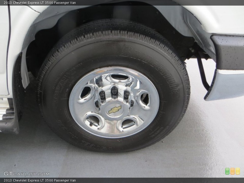 2013 Chevrolet Express LT 3500 Passenger Van Wheel and Tire Photo #89667396