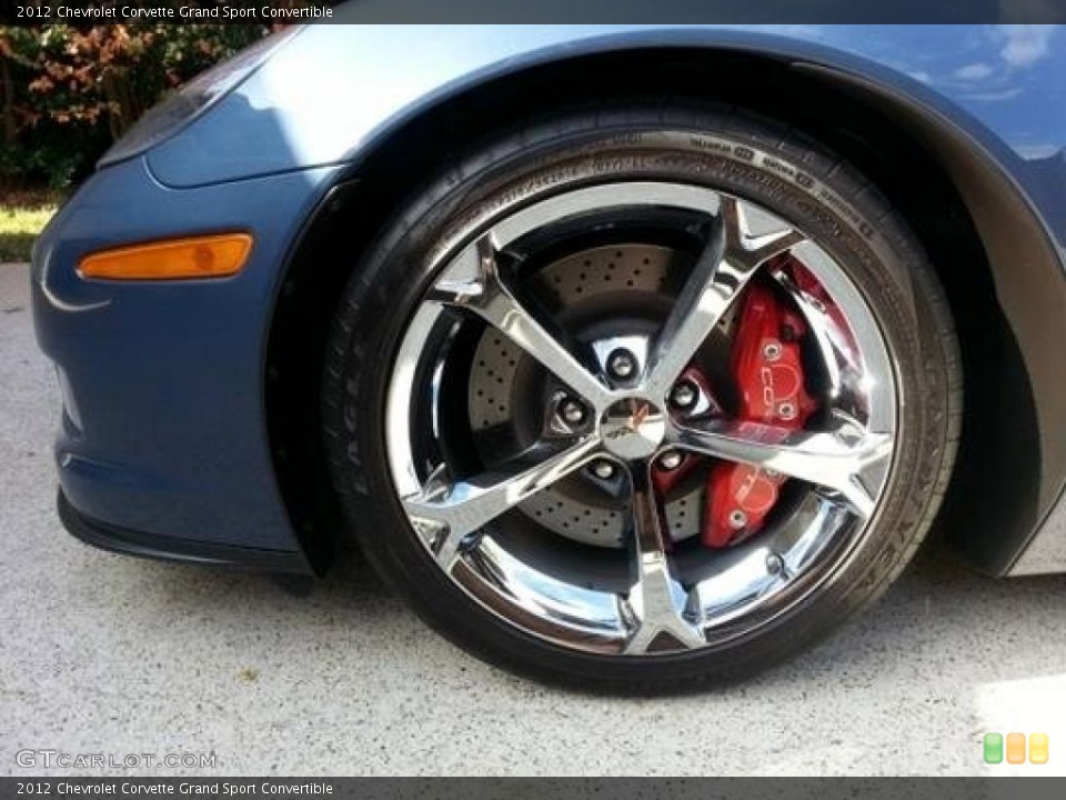 2012 Chevrolet Corvette Grand Sport Convertible Wheel and Tire Photo #89675370