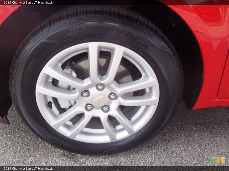 2014 Chevrolet Sonic LT Hatchback Wheel and Tire Photo #89678367