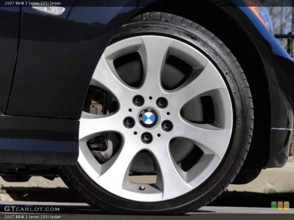 2007 BMW 3 Series 335i Sedan Wheel and Tire Photo #89680319