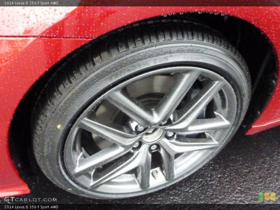 2014 Lexus IS 350 F Sport AWD Wheel and Tire Photo #89686281