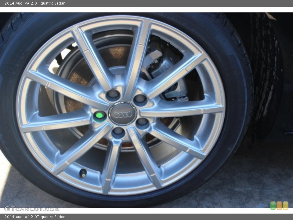 2014 Audi A4 2.0T quattro Sedan Wheel and Tire Photo #89690868