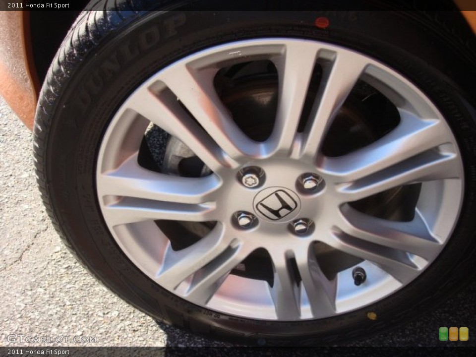 2011 Honda Fit Sport Wheel and Tire Photo #89691504