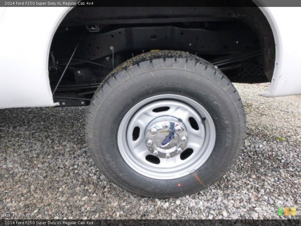 2014 Ford F250 Super Duty XL Regular Cab 4x4 Wheel and Tire Photo #89694867