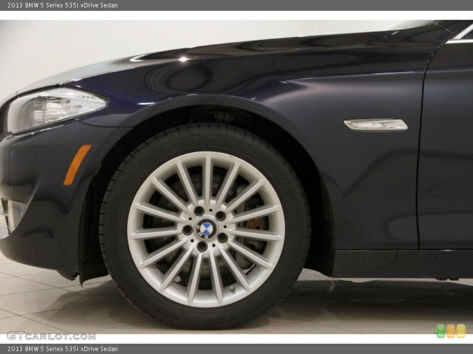 2013 BMW 5 Series 535i xDrive Sedan Wheel and Tire Photo #89695306