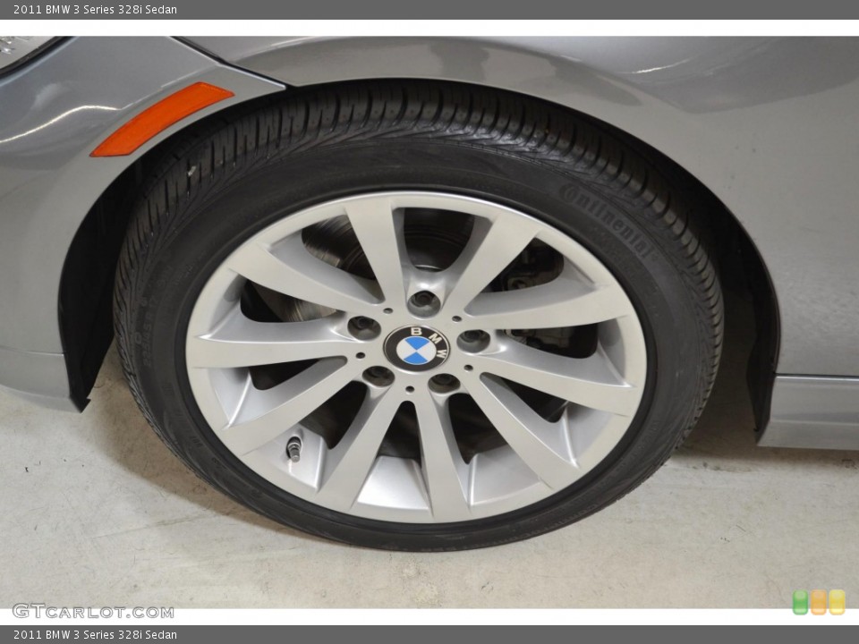 2011 BMW 3 Series 328i Sedan Wheel and Tire Photo #89705046