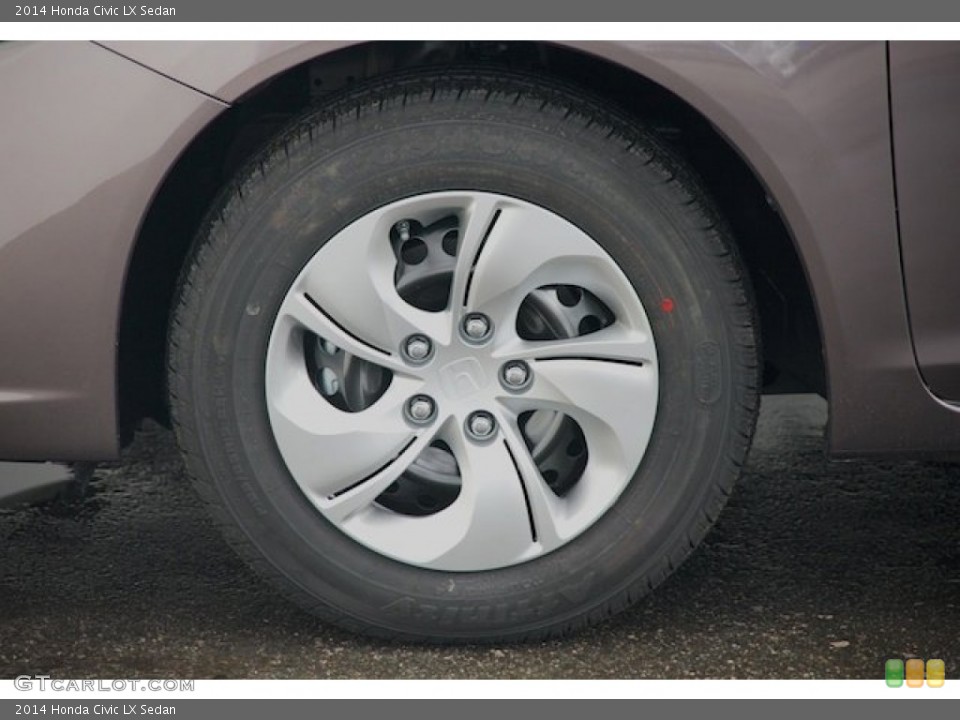 2014 Honda Civic LX Sedan Wheel and Tire Photo #89718021