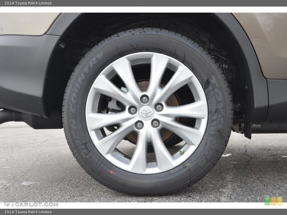 2014 Toyota RAV4 Limited Wheel and Tire Photo #89725786