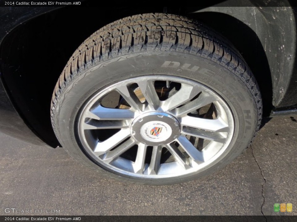 2014 Cadillac Escalade ESV Premium AWD Wheel and Tire Photo #89730694