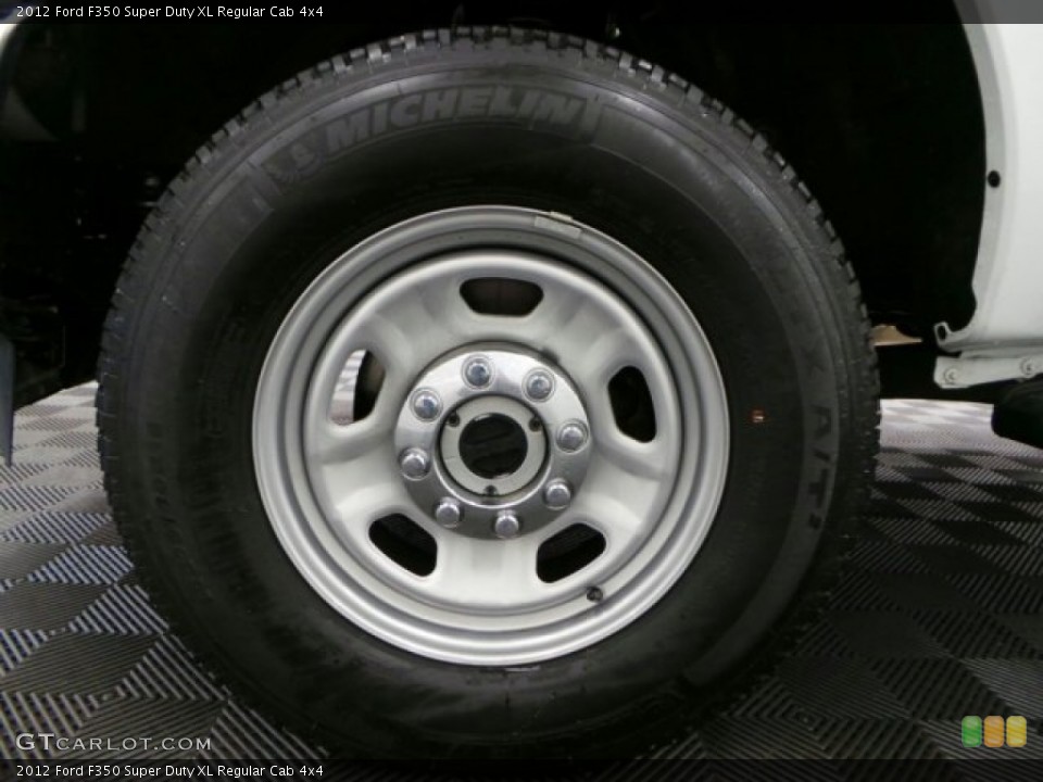 2012 Ford F350 Super Duty XL Regular Cab 4x4 Wheel and Tire Photo #89736037
