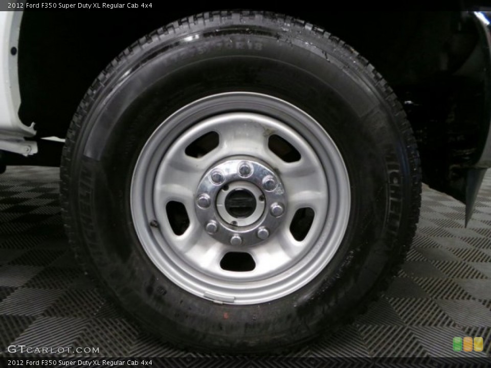 2012 Ford F350 Super Duty XL Regular Cab 4x4 Wheel and Tire Photo #89736061