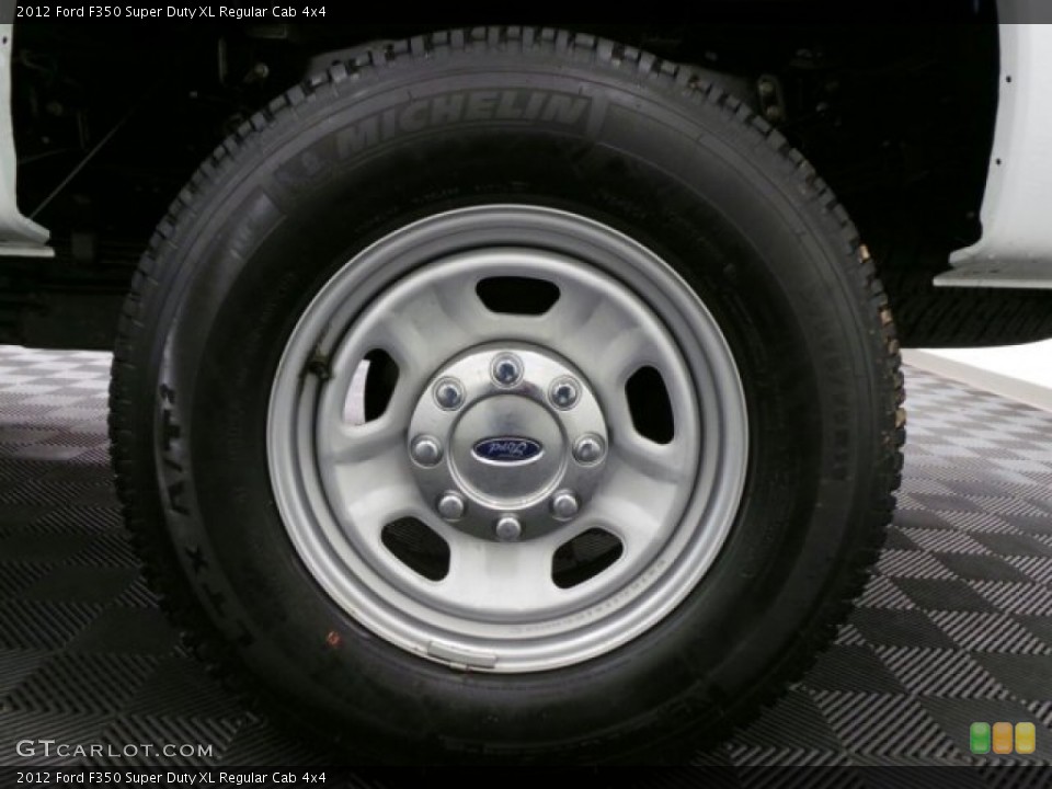 2012 Ford F350 Super Duty XL Regular Cab 4x4 Wheel and Tire Photo #89736106