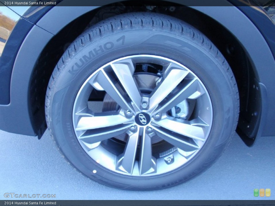 2014 Hyundai Santa Fe Limited Wheel and Tire Photo #89739983