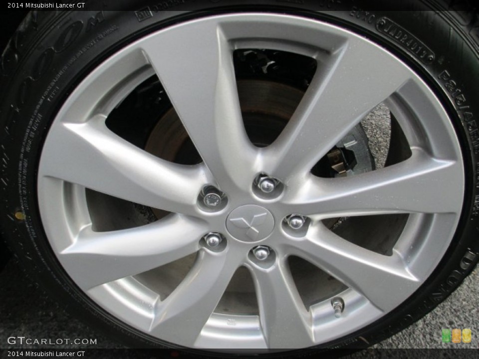 2014 Mitsubishi Lancer GT Wheel and Tire Photo #89748247