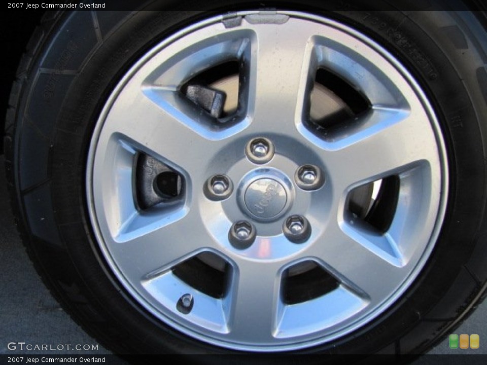 2007 Jeep Commander Overland Wheel and Tire Photo #89751478