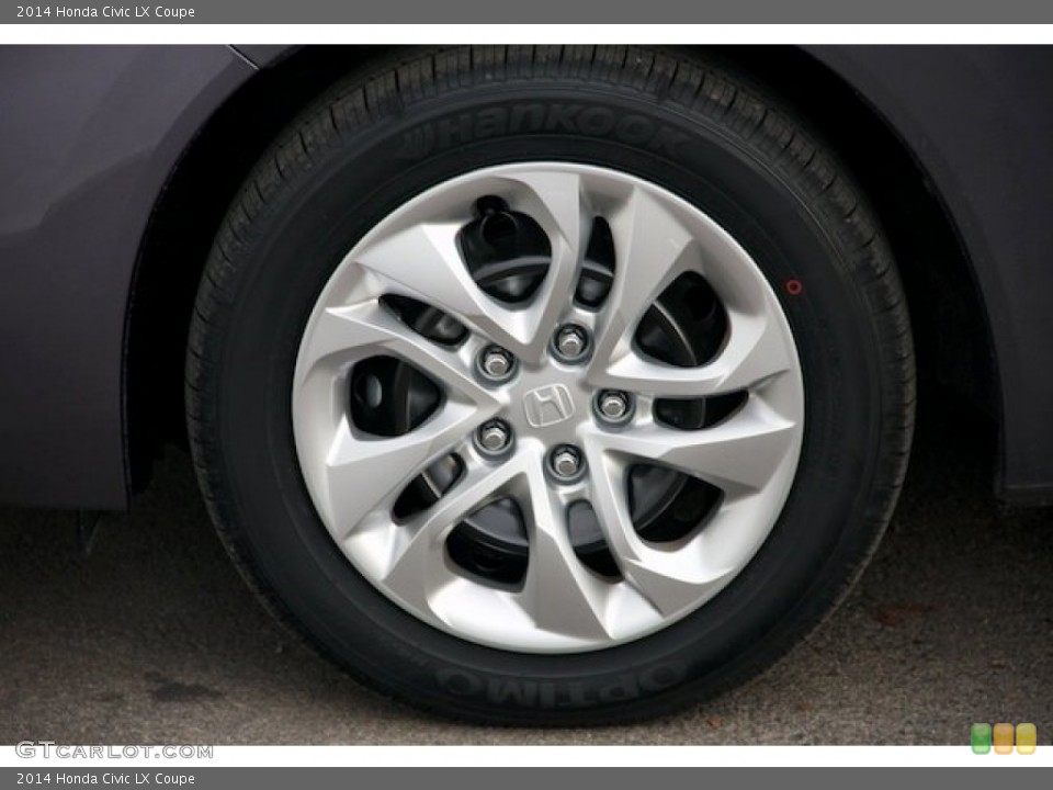 2014 Honda Civic LX Coupe Wheel and Tire Photo #89760658
