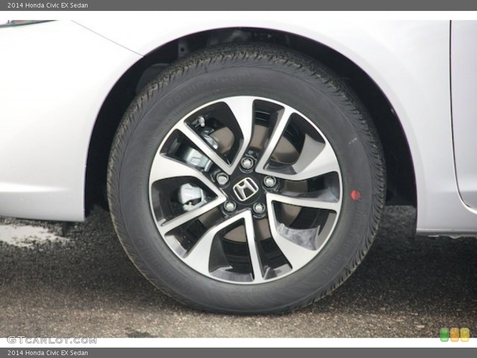 2014 Honda Civic EX Sedan Wheel and Tire Photo #89760898
