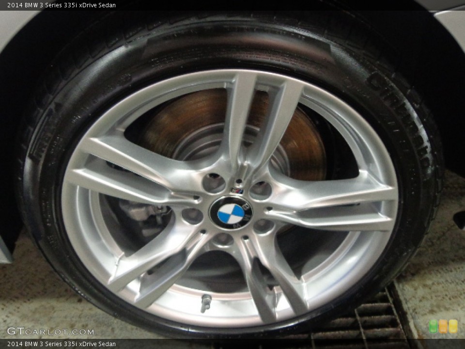 2014 BMW 3 Series 335i xDrive Sedan Wheel and Tire Photo #89762699