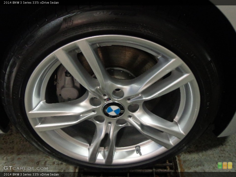 2014 BMW 3 Series 335i xDrive Sedan Wheel and Tire Photo #89762752