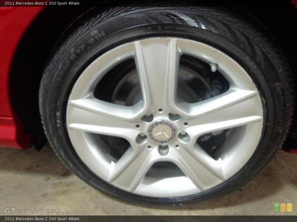 2011 Mercedes-Benz C 300 Sport 4Matic Wheel and Tire Photo #89769989