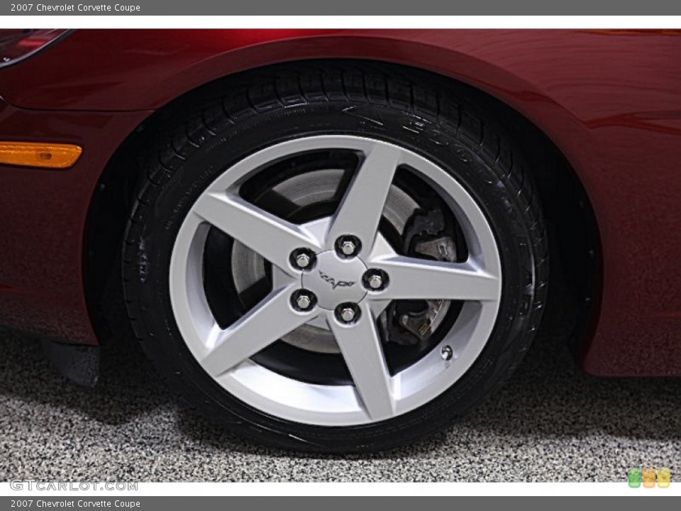 2007 Chevrolet Corvette Coupe Wheel and Tire Photo #89774444
