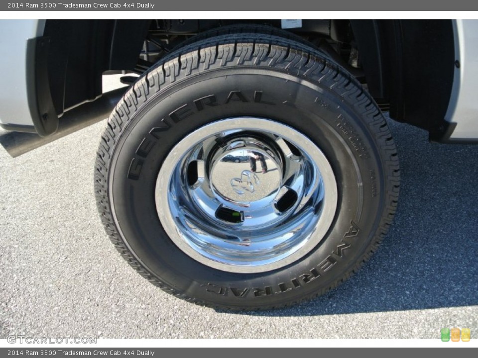 2014 Ram 3500 Tradesman Crew Cab 4x4 Dually Wheel and Tire Photo #89781551