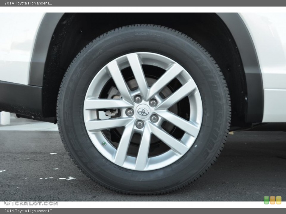 2014 Toyota Highlander LE Wheel and Tire Photo #89783717