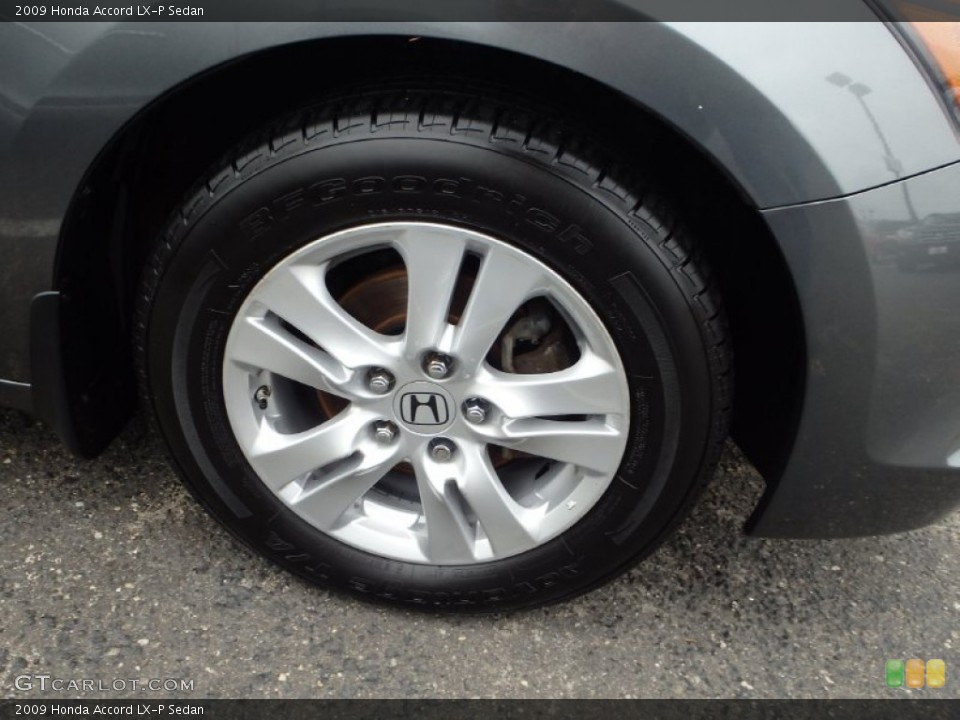 2009 Honda Accord LX-P Sedan Wheel and Tire Photo #89784575