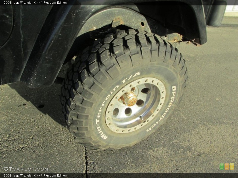 2003 Jeep Wrangler Custom Wheel and Tire Photo #89787407