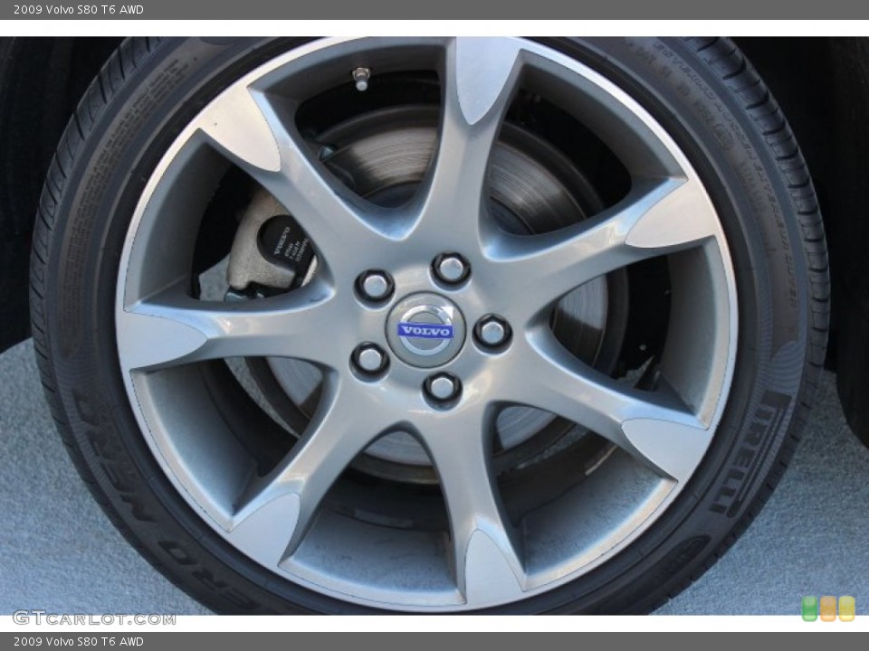 2009 Volvo S80 T6 AWD Wheel and Tire Photo #89793737