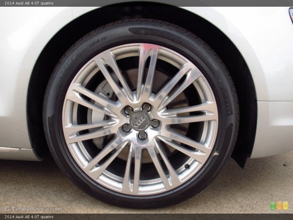 2014 Audi A8 4.0T quattro Wheel and Tire Photo #89798181