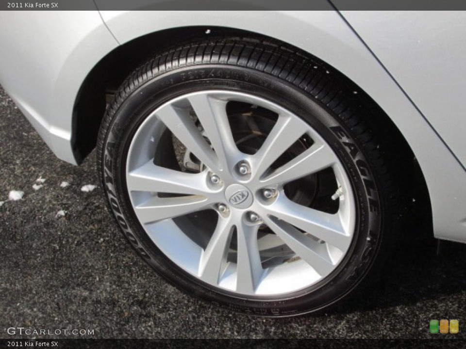 2011 Kia Forte SX Wheel and Tire Photo #89801846