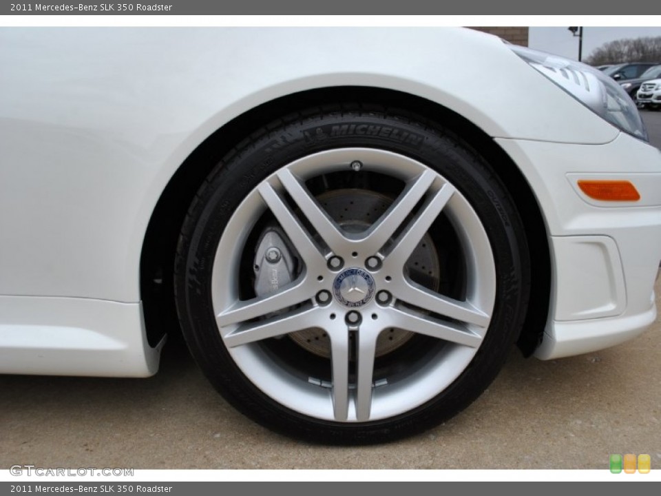 2011 Mercedes-Benz SLK 350 Roadster Wheel and Tire Photo #89802173