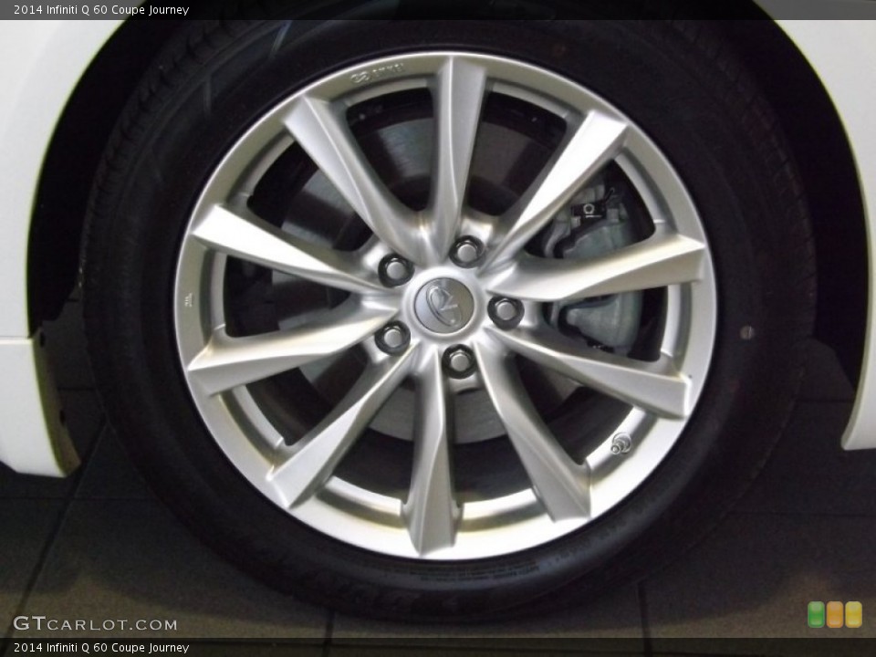 2014 Infiniti Q 60 Coupe Journey Wheel and Tire Photo #89804642