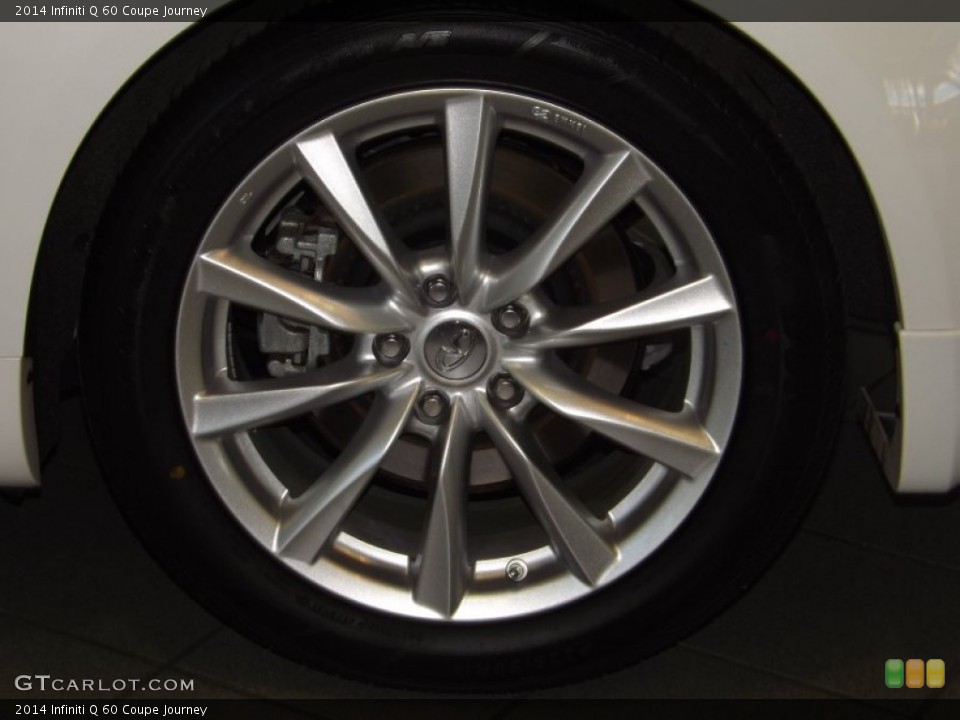 2014 Infiniti Q 60 Coupe Journey Wheel and Tire Photo #89804729