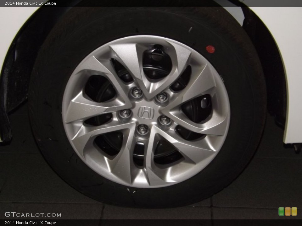 2014 Honda Civic LX Coupe Wheel and Tire Photo #89811002