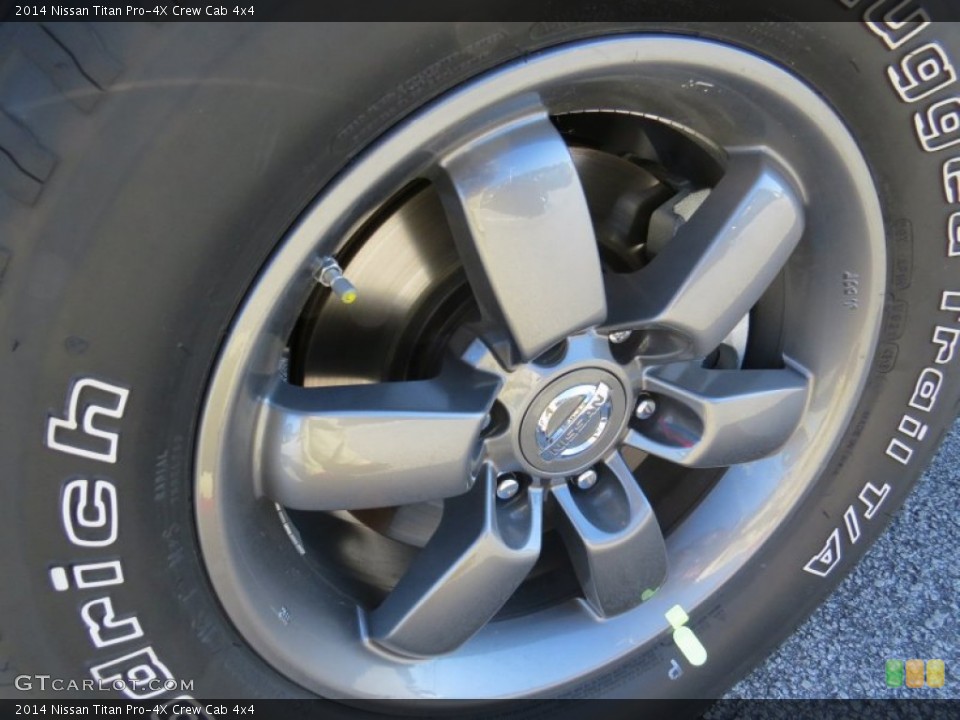 2014 Nissan Titan Pro-4X Crew Cab 4x4 Wheel and Tire Photo #89815418